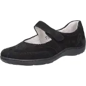 Waldlaufer Chaussure basse 'Komfort Slipper Damen 496302 Henni H-Weite black Echtleder in schwarz' noir