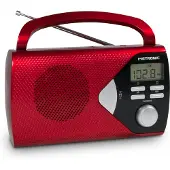 Metronic Radio portable rouge