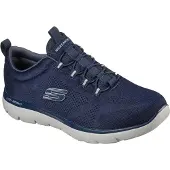 SKECHERS Baskets basses 'Summits Louvin' bleu marine