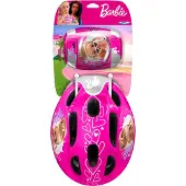 Barbie Combo Set BARBIE casque et coudières genouillères - taille du casque 53-56 cm -Pink ; CB200507