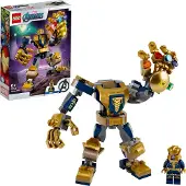 LEGO 76141 Super Heroes Marvel Avengers Thanos Mech Figurine d'action, set junior pour enfants de 6 ans et plus