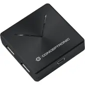 Conceptronic HUBBIES02B - Version 1 - concentrateur (hub) - 4 x SuperSpeed USB 3.0 - de bureau