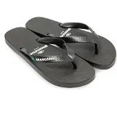 Brasileras Tongs Homme Antidérapantes confortables chaussures de plage/piscine/urbaines noir 43/44 EU -UBCPOM