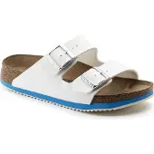 Birkenstock Unisexe, Sandales, Arizona Birko-Flor Normal, Blanc, (39)