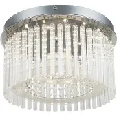 Globo Lighting Plafonnier métal chromé, LED