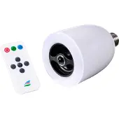 Ultron Aktivbox boomer light weiss bluetooth m. LED LampeE27