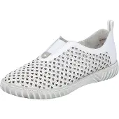Rieker Chaussures pour femmes, chaussures basses, mocassins, couleur blanche, style décontracté