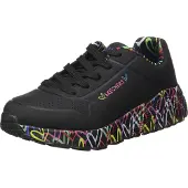 SKECHERS X Jgoldcrown: Uno Lite Sneakers Laag - Zwart - Maat 32
