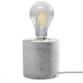 Sollux Lampe à poser SALGADO béton 1xE27 15W béton 10x10x10cm