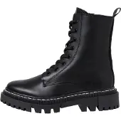 Tamaris Bottines à lacets 'Schnürstiefel Damen 1-25276-41/003 Echtleder in schwarz' noir
