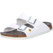 Birkenstock Hommes, Sandales, Arizona, Blanc, (44)