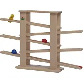 Nic jouets en bois Multibahn mit 3 Zubehör-Teilen