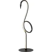 Elstead Lighting Lampe de table moderne flamant noir LED 6W Flamingo Elstead