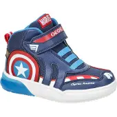Geox Baskets montantes enfant J GRAYJAY BOY C garcons - Bleu - 34