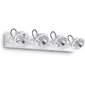 Ideal Lux plafonnier Glim 4-flg. blanc 200217
