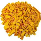 LEGO Briques Jaunes NOUVEAU Quantité 250x - Chaque mélange est composé individuellement