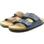 Rohde Chaussures de plage pour femmes, modèle sandale, semelle intérieure bleue, style décontracté