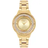 Police Pl16037bsg22m Quartz 3 Atm 34 Mm Watch Doré Homme