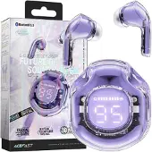 Acefast T8 Casque sans fil intra-canal Tws Bluetooth - Violet