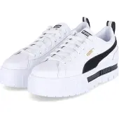 Puma Baskets basses 'Mayze' noir / blanc