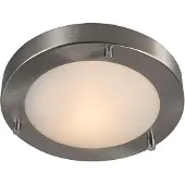 QAZQA Plafonnier moderne en acier 18 cm IP44 - Yuma