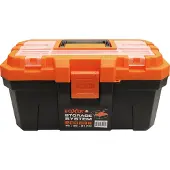 Boxer Boîte à outils 16" avec rangement dans le couvercle 41 x 23 x 20,5 cm