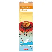 Brunnen 0000176424 Calendrier d'anniversaire 9,5x34,5cm