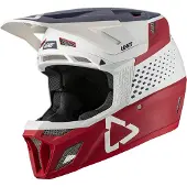 Leatt MTB 8.0 Composite Casque Downhill Rouge Blanc Bleu Taille L