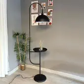 Bamyum Gorkiede Stehlampe Schwarz (E27)