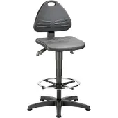 BIMOS Siège de travail pivotant, rembourré de mousse PU (58 - 85 cm)
