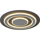 Globo Lighting Plafonnier à LED - Ø 48 cm - Anthracite - Blanc - Acrylique - Métal