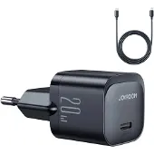 JOYROOM Jr-Tcf02 Usb-C Pd 20W Chargeur + Câble Usb-C - Noir