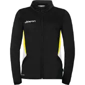 Uhlsport Veste Equipe 29 Classic pour femmes - noir/blanc/jaune citron, taille : XL