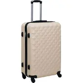 Syfax Valise rigide Doré ABS
