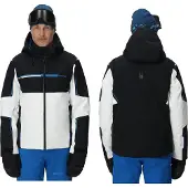 Spyder Titan Jacket Blanc,Noir S Homme
