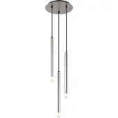 Globo Lighting Suspension design Ryan Nickel 3 lumières
