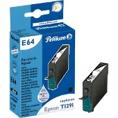 Pelikan Printing 4108609 Patrone Epson E64 T1291 schwarz kompatibel