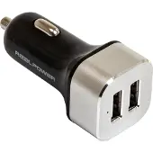 RealPower 176635 chargeur universel pour appareils mobiles Noir, Argent AC Auto