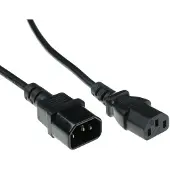 ACT AK5165 câble électrique Noir 0,9 m Coupleur C14 Coupleur C13