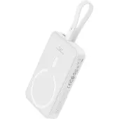 Baseus Powerbank Magnetic Mini 10000Mah, Lightning 20W Magsafe (Blanc)