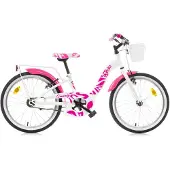 Dino Bikes Vélo enfant 204R blanc 20" filles