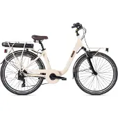 Venice - I Love Italy Lafolie Hybrid Low Ride 28´´ Electric Bike Beige 46
