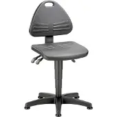 BIMOS Siège de travail pivotant, rembourré de mousse PU (43 - 60 cm)