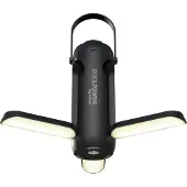 RealPower LED outdoor Light 190,solar,schwarz,6.000mAh