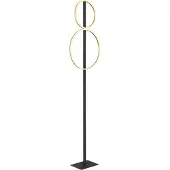 Globo Lighting Stehleuchte Metall Schwarz Matt, 1xled