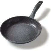 Stoneline Poêle 6843 Rôtir, Diamètre 26 cm, Convient pour plaque à induction, Poignée fixe, Anthracite