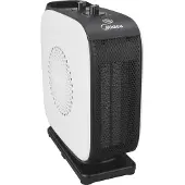 Midea NTY15-19CA, Radiateur soufflant, Noir, Blanc