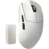 Lamzu Maya X 8K (Filaire, Sans fil), Souris, Gris