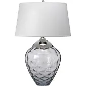 Quintiesse Samara Lampe de table E27 72cm Nickel poli Hepplewhite-gris clair (620 lm, E27)