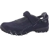 Mephisto Chaussons pour femmes NIRO C. SUEDE 97/3D, modèle polyvalent, en Suède, couleur noire